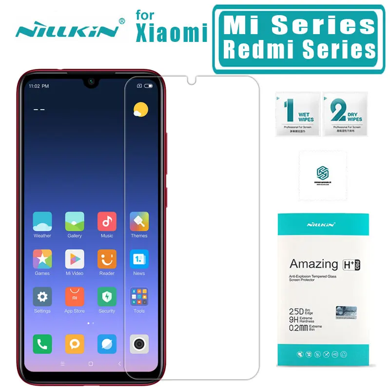 Nillkin для Xiao mi Red mi Note 8 7 6 5 Pro glass 9H+ Pro защита для экрана из закаленного стекла для Xiaomi mi 9 8 9T Pro CC9 9 8 SE glass