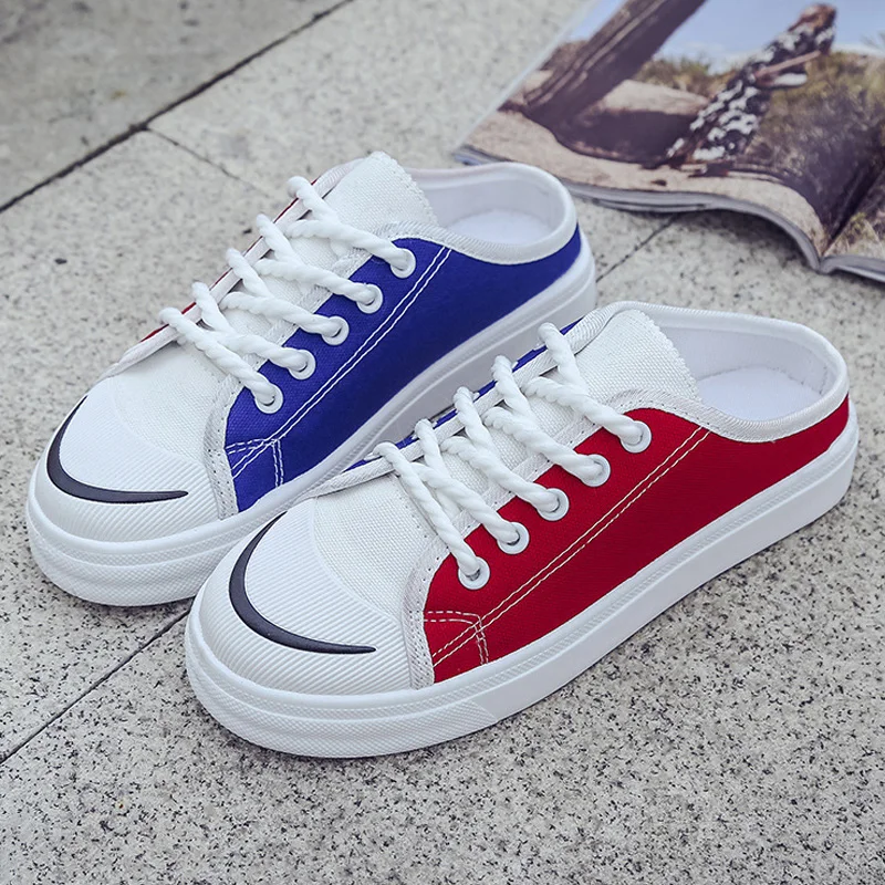 

Fashion Canvas Shoes Women Vulcanize Shoes Summer Women Shoes Chunky Sneakers Women Flats Sneakers Shoes Women Loafers Slippers