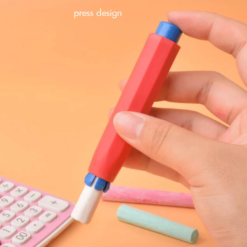 10 шт./компл. Пластик доска Регулируемый мелом клип Мел с держателем для учителей