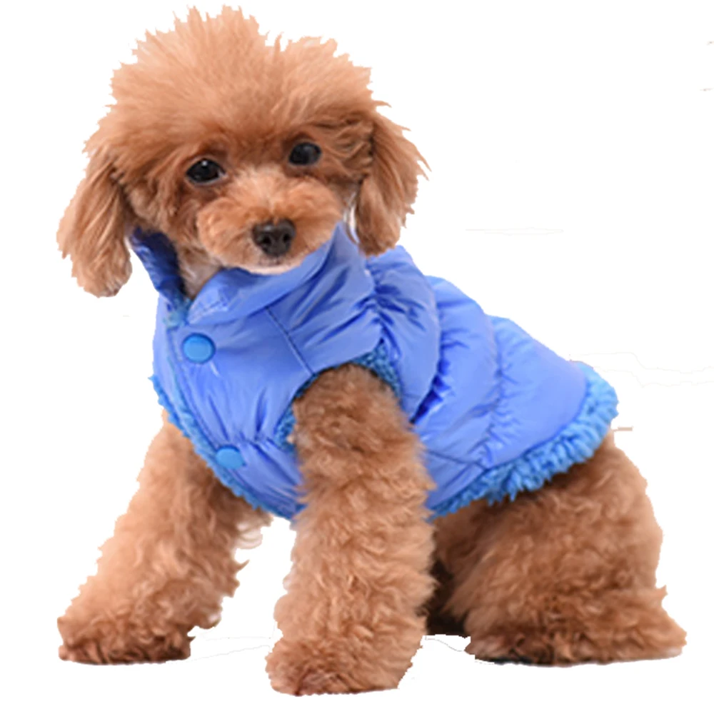 

New Autumn Winter Clothes For Dog Thicken Warm Puppy Pet Cat Cotton Coats Waterproof Dogs Jacket French Bulldogs Vest Clothing