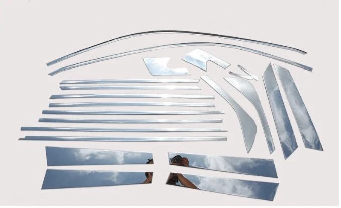 Для Land Rover Discovery Sport 2015 2016 2017 полная отделка оконного порога из нержавеющей стали