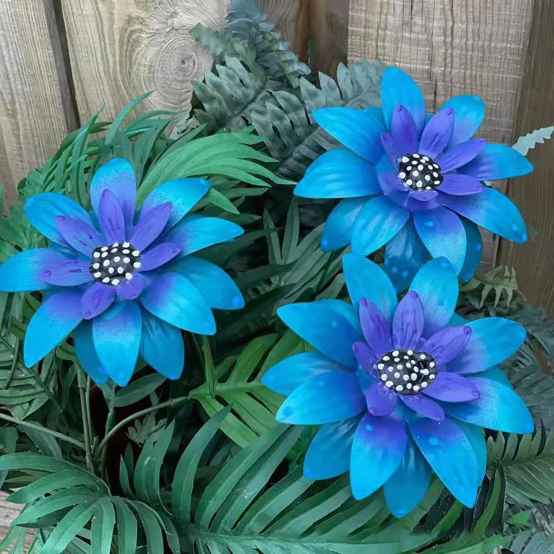 

Simulation Flower Decoration Wrought Iron Creative Handmade Crafts Decor for Home Garden Courtyard MOWA889