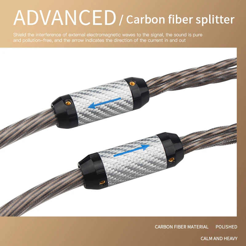 

Audiophile LP Vinyl Record Tonearm Phonograph Cable Odin HiFi Audio RCA Cable with Ground Wire