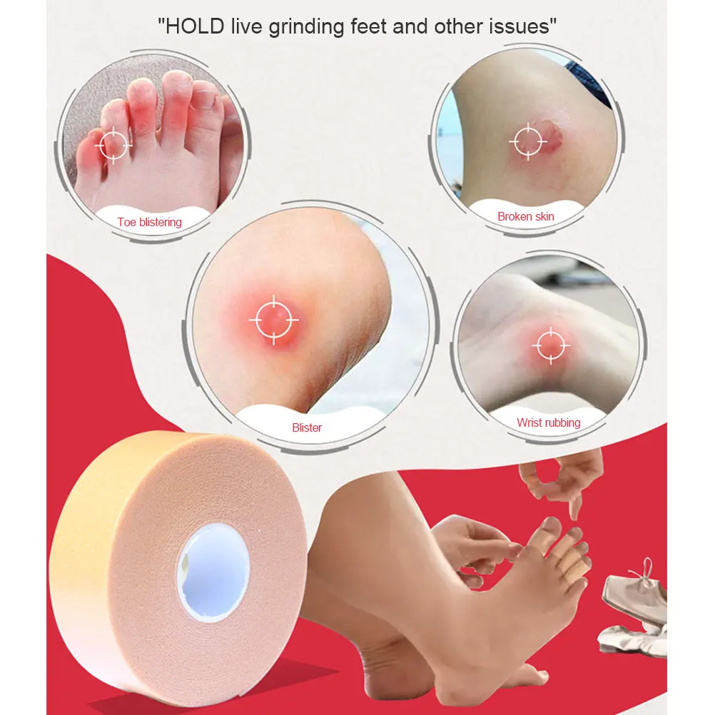 3 рулона ленты для каблука клейкая лента Нескользящие ручки обуви