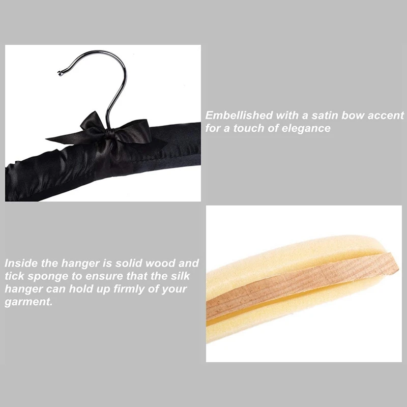 15 дюймовые большие атласные вешалки с подкладкой шелковые для свадебного платья