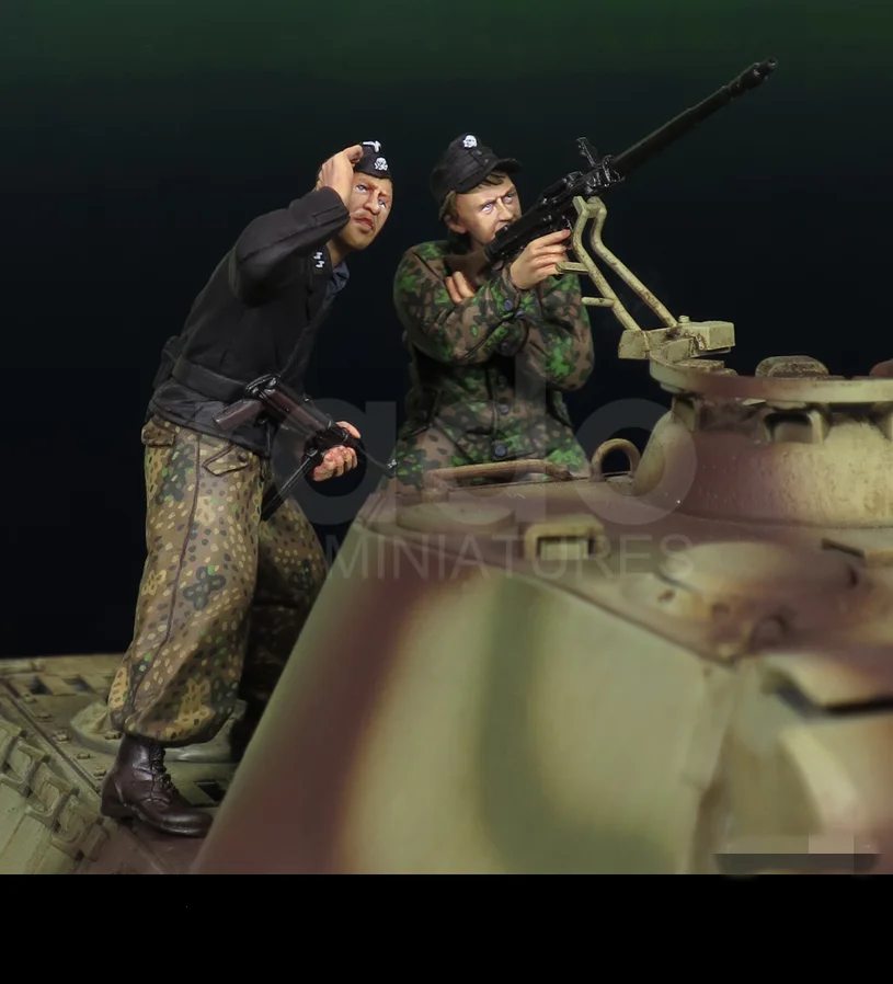 1/35 фигурки из смолы модельные наборы команда Пантеры Второй мировой войны 1944