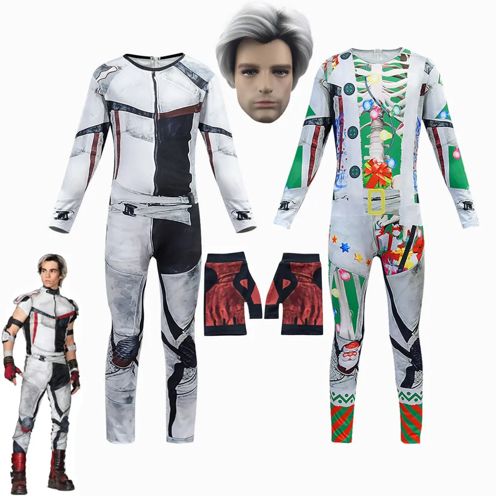 Детский костюм для косплея героев фильма наследники 3 Carlos костюмы зентай