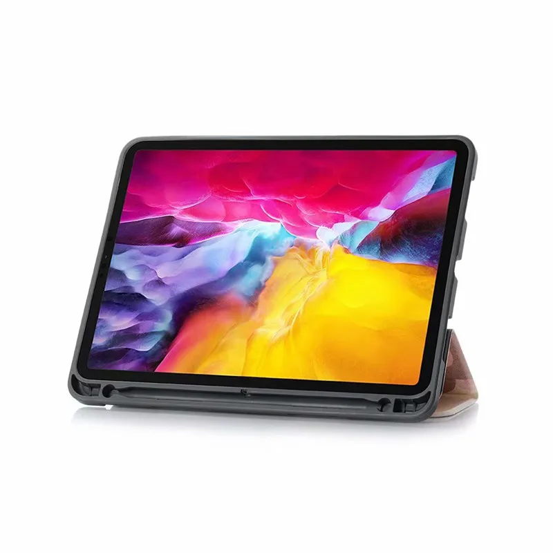 

Cute Cartoon For iPad AIR 2 3 10.5 Pro 2019 7th 10.2 inch Case for iPad 2017 2018 9.7 Mini 5 Cover Capa With Pencil Holder Cases