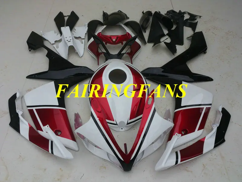 Полная крышка бака инжекционная форма обтекатель КУЗОВ комплект для YAMAHA YZFR1 07 08 YZF