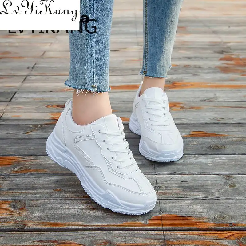 Новинка 2019 Весенняя модная женская повседневная обувь замшевые кожаные туфли на