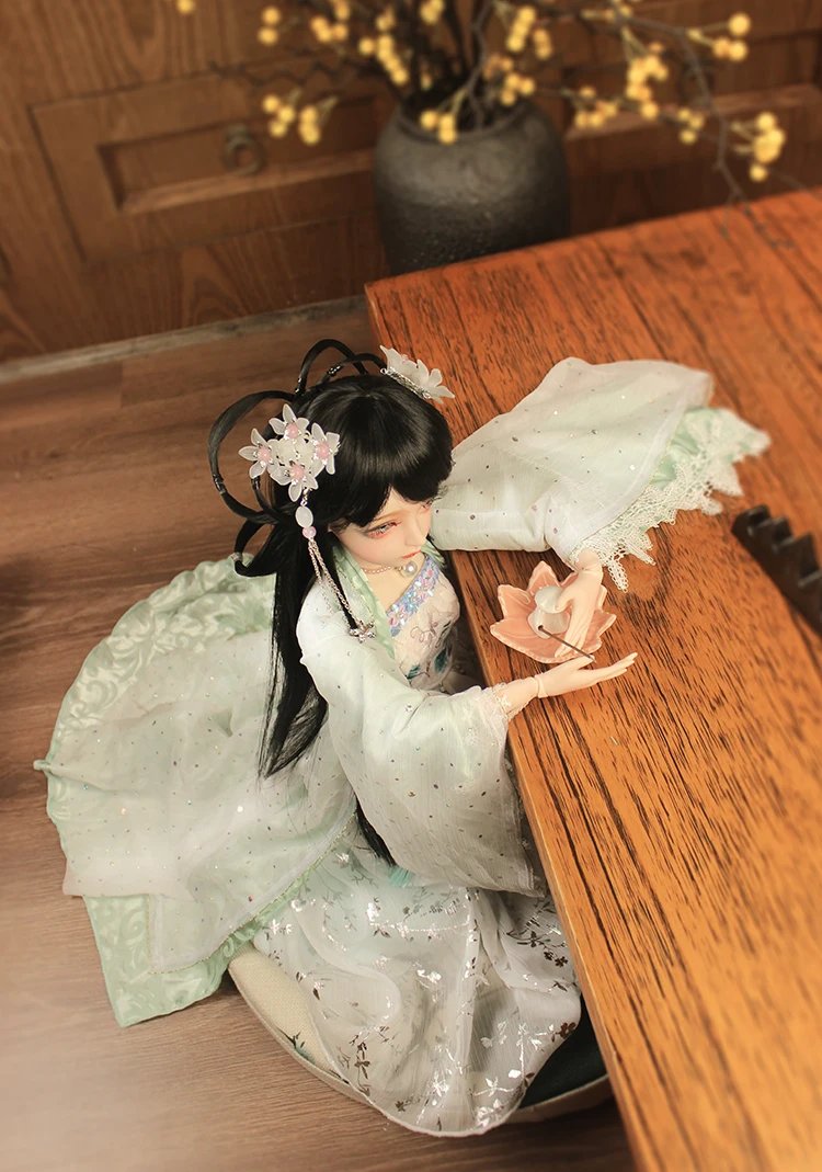 60 см bjd/sd кукла подарки для девочки китайский стиль кукла с одеждой черные волосы Свободные Глаза DIY Кукла День Святого Валентина/подарок на день рождения для детей