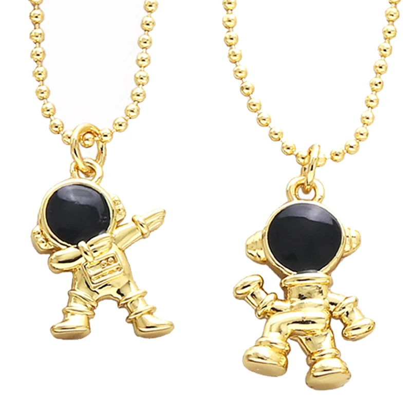 Ожерелье с подвеской в виде астронавта из меди | Украшения и аксессуары