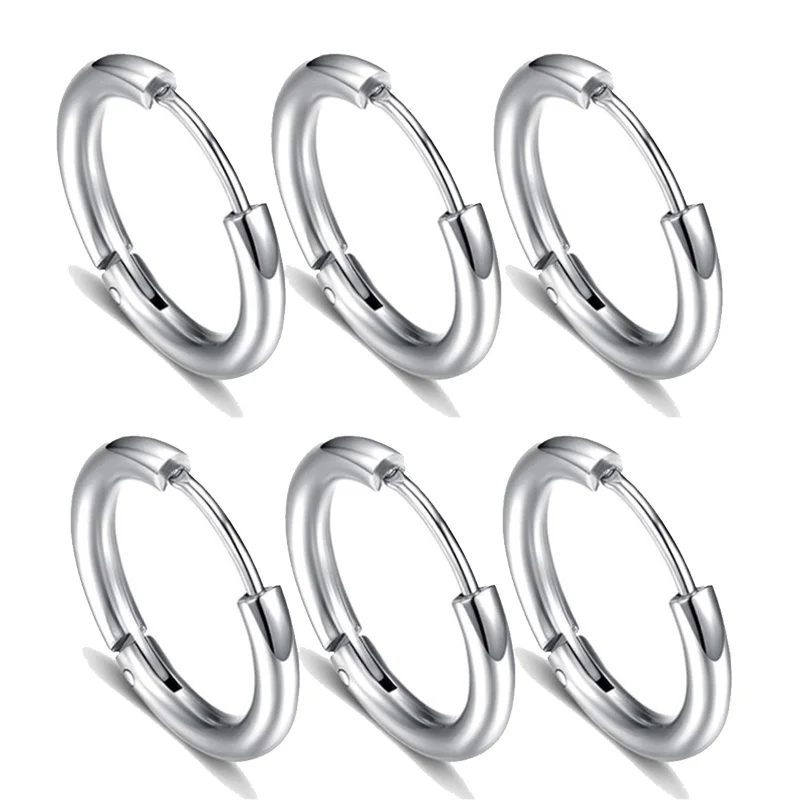 16 г поддельное кольцо для носа выдвижные серьги обруч Искусственные губ хрящевая