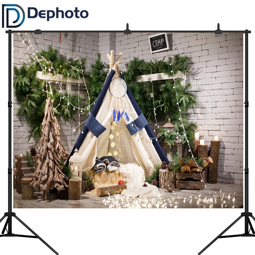Dephoto белая кирпичная стена Новорожденный ребенок дети фон с принтом для фото