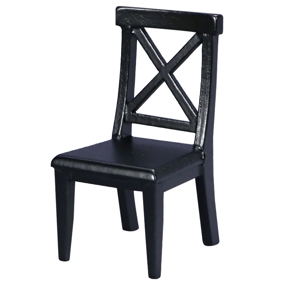 

1pc Mini Furniture Model Adornment Wood Furniture Delicate Photo Prop