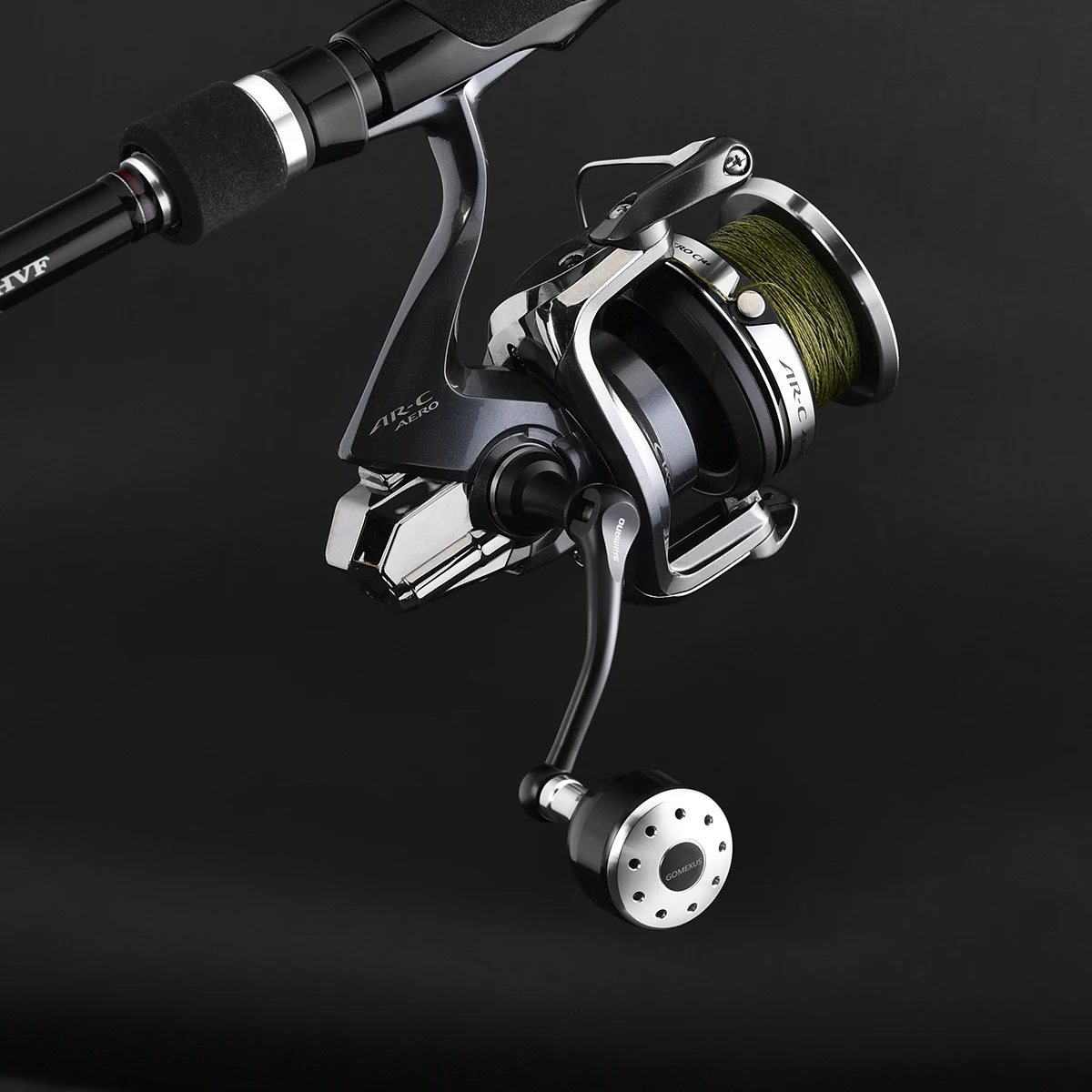 Ручка Gomexus для катушки Shimano Ultegra Stradic CI4+ FK Sedona Nasci Biomaster FB Sustain FG Reel 1000-4000 30 мм прямой