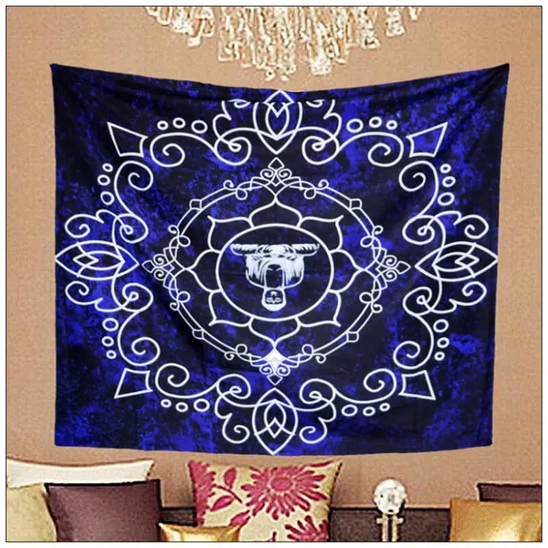 LeRadore гобелен в стиле бохо настенные вешалки мягкая льняная Мандала настенная
