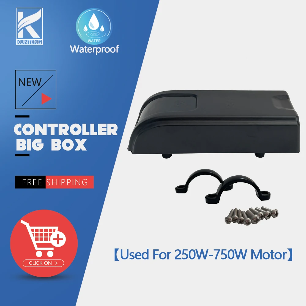

Electric Bicycle Waterproof Controller Box 250W 350W 500W 750W Ebike Big Controller Plastic Case For Ebike Conversion Kit Parts