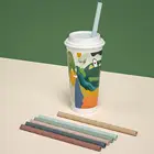 Регулируемые силиконовые трубочки с резьбой и щетками для чистки, экологически чистые многоразовые кухонные аксессуары для дома