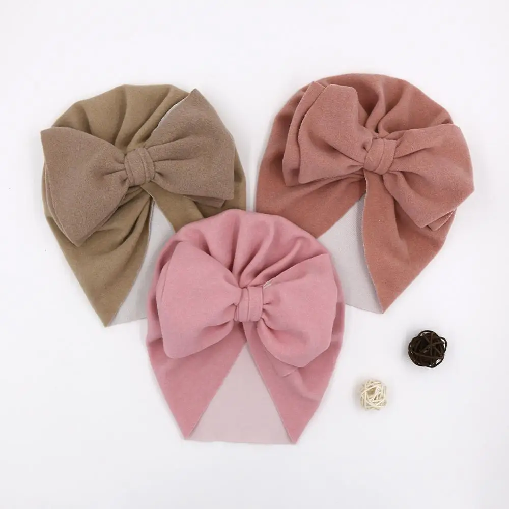 

Cotton Baby Hat Newborn Baby Infant Baby Cap Newborn Baby Beanie Top Bow Knot Newborn Photography Props Baby Turban
