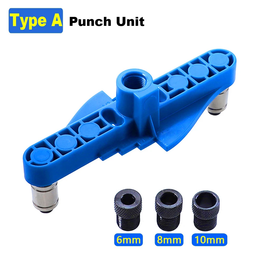 

6/8/10mm Self-centering Scriber Woodworking Pocket Hole Jig Doweling Jig Drill Guide Locator Hole Puncher Carpentry Tool Locator