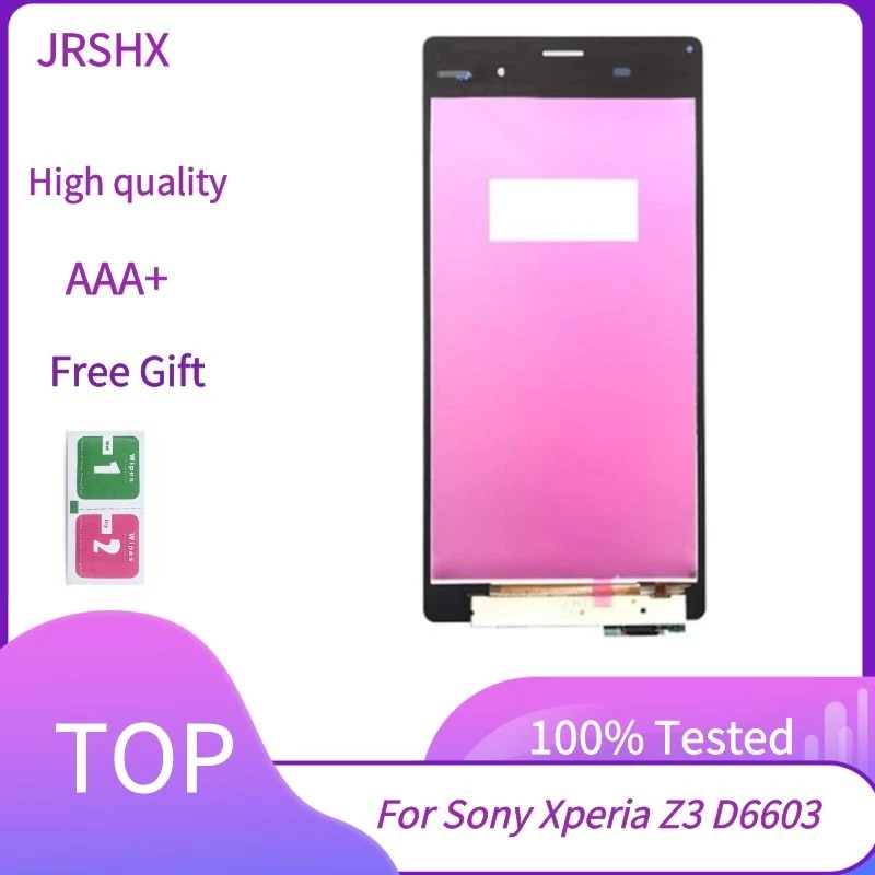 

100% Tested LCD Display Touch Screen Digitizer Assembly Replacement For Sony Xperia Z3 D6603 D6633 D6643 D6653 5.2"