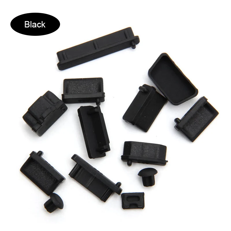 13 шт. порты для наушников и ноутбуков противопыльные заглушки силиконовая крышка