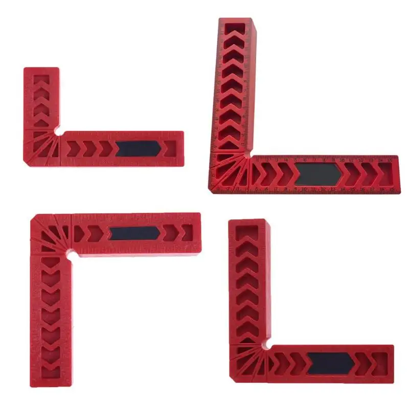 90/45 градусов L форма правитель с прямым углом позиционирования инструмент 3 4