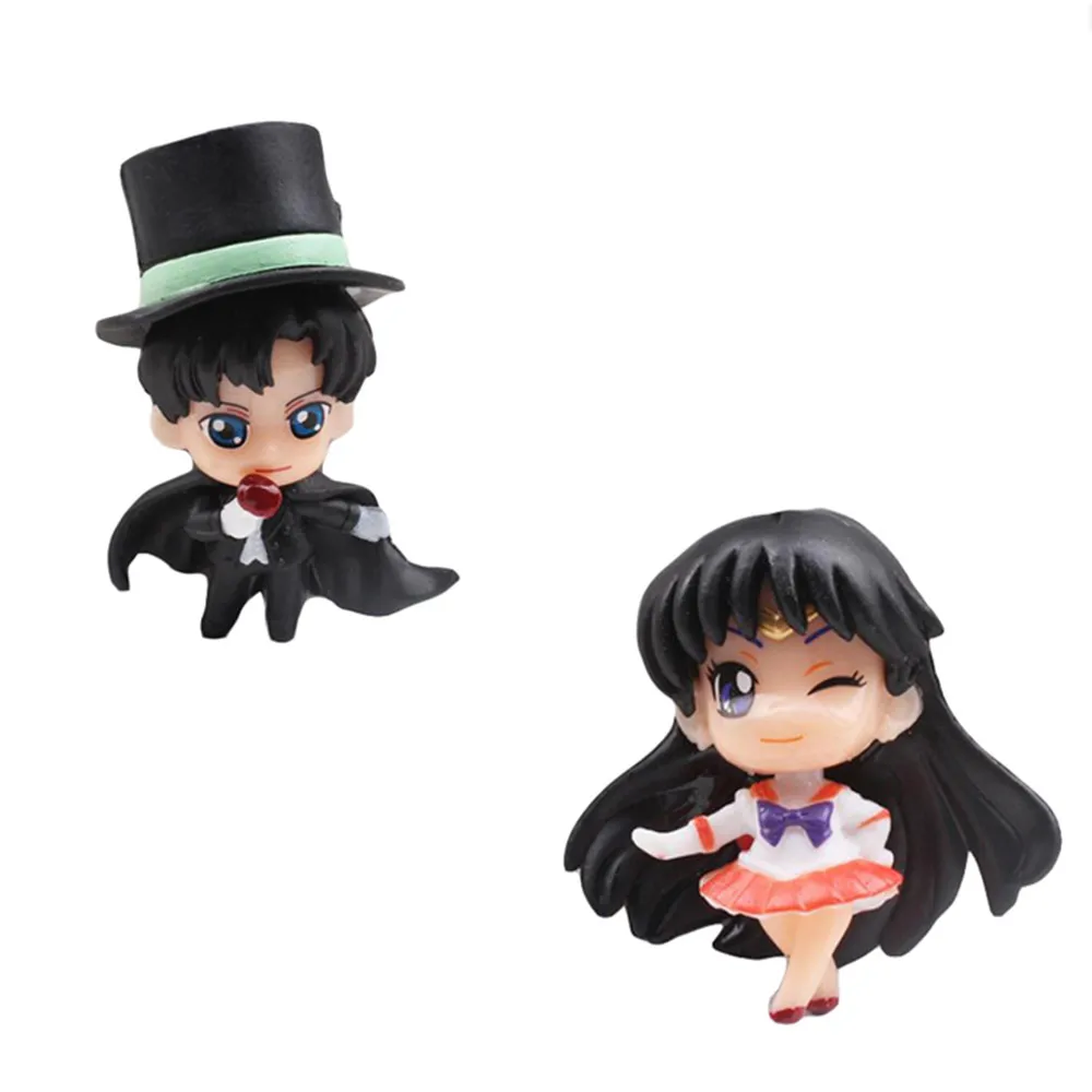 Аниме брелок для ключей фигурки героев Сейлор Мун принцесса галяция кристалл