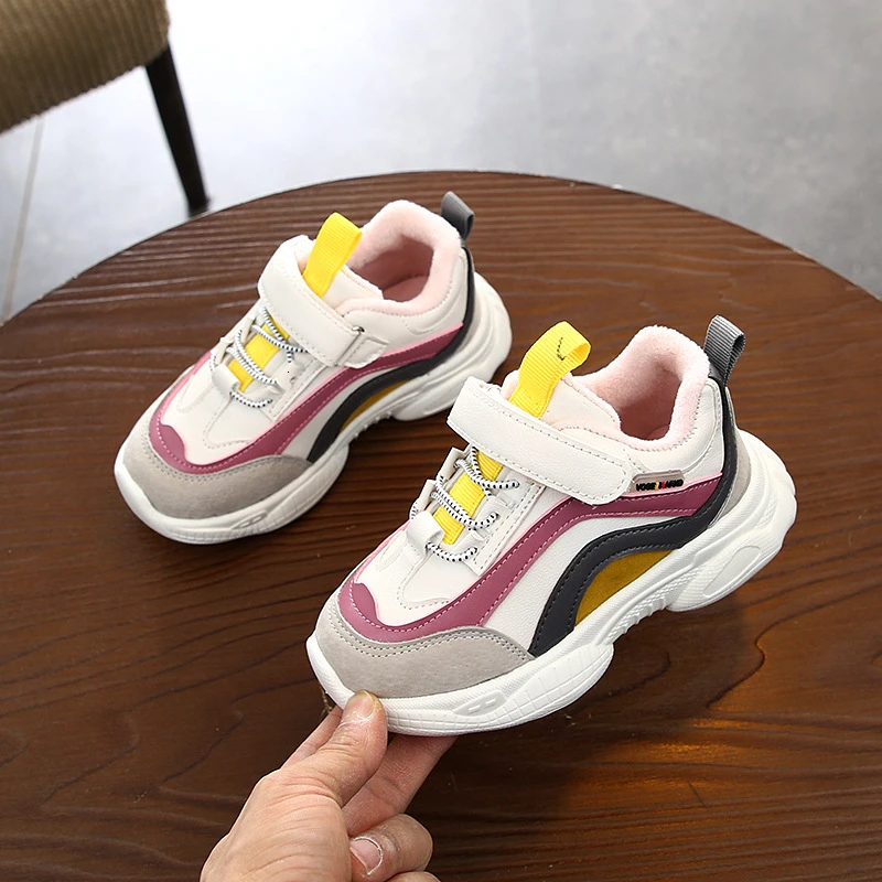 CNFSNJ новые детские зимние модные кожаные теплые мартинсы для девочек и мальчиков