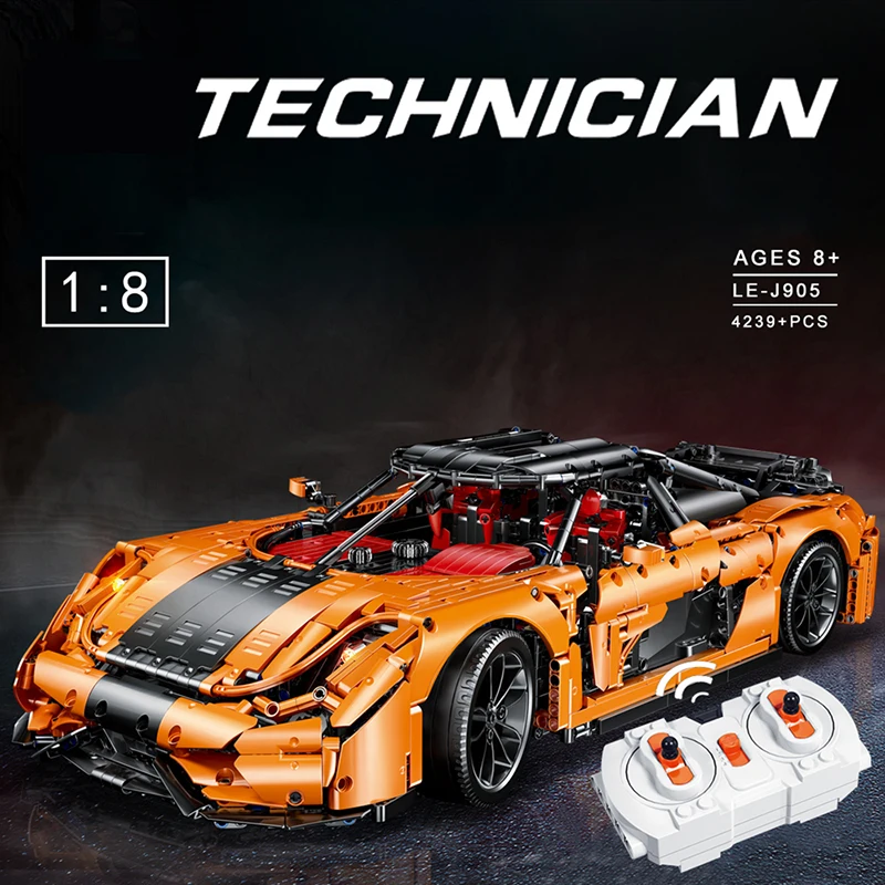 4239 шт Technic RC супер гоночный автомобиль серии MOC 30506 Koenigseggs спортивный модель