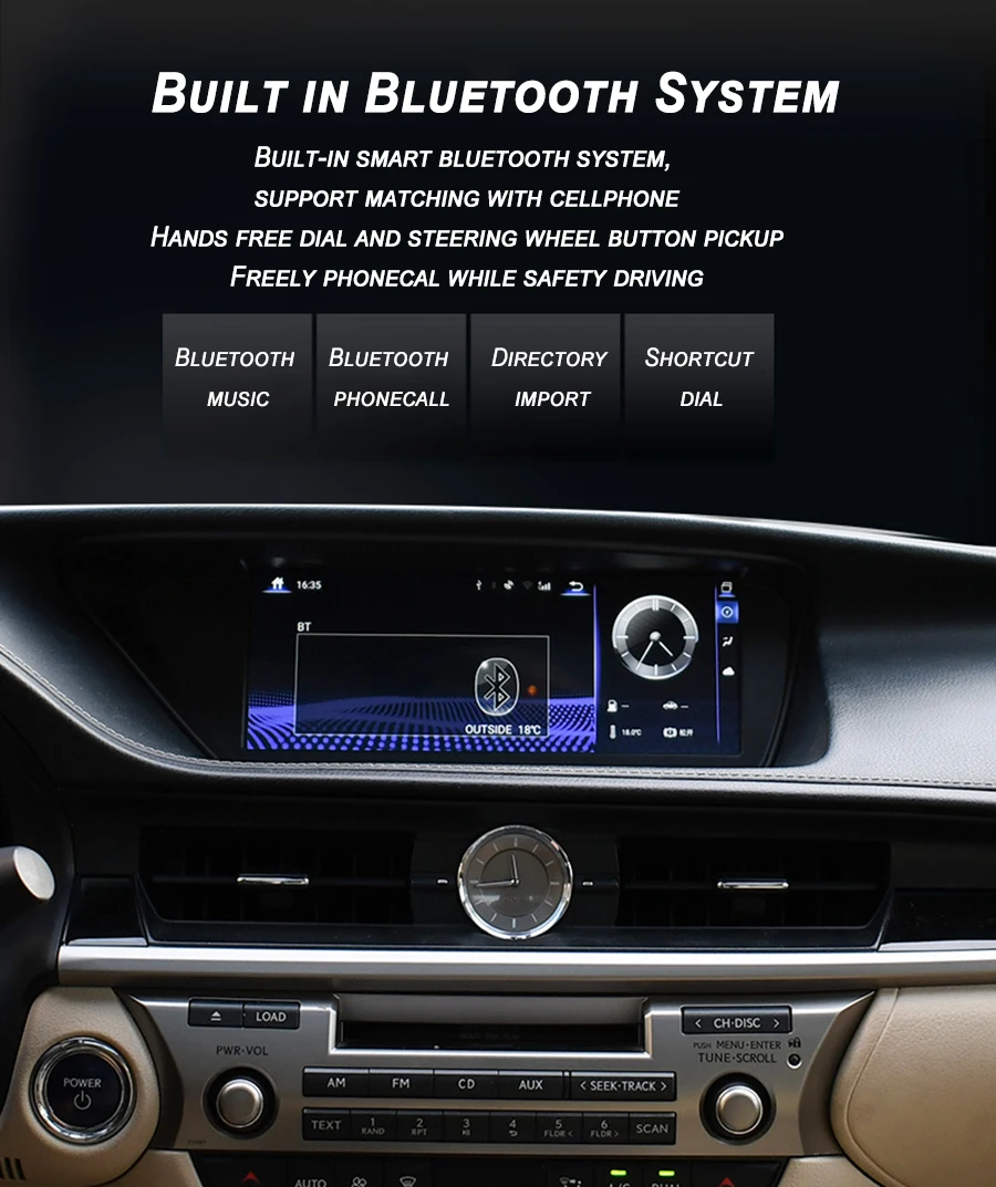Автомобильная Автомагнитола Android 9 0 мультимедийный Головной блок для Lexus ES 240 250 300