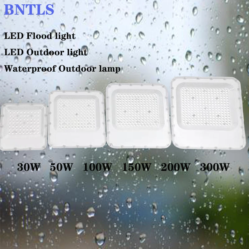 

LED Flood Light 30W 50W 100W 150W 200W 300W AC85-265V Waterproof IP65 Spotlight Outdoor Lamp