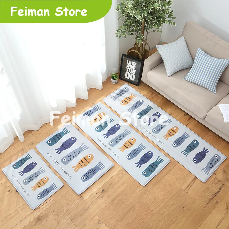 3D коврик входной двери Придверный коврики для пола кухонные ковры Kawaii Прихожая