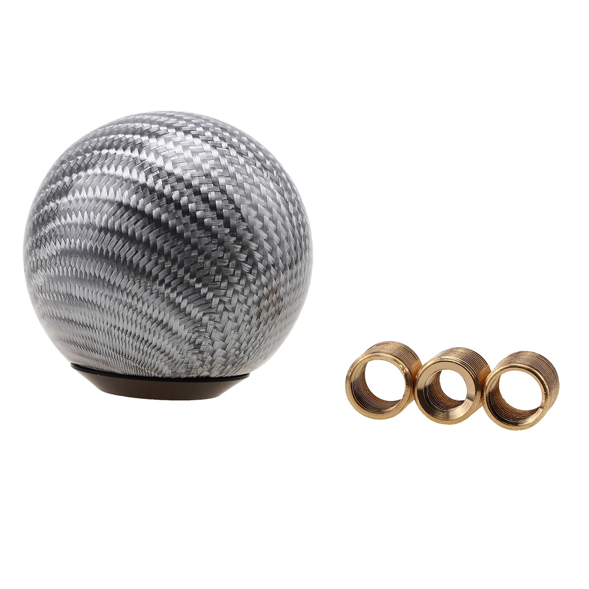 Posbay черный/серебристый углеродное волокно универсальная ручка переключения