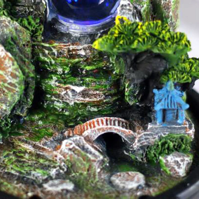 Каучуковый хрустальный шар 110/220 В прокрутка ландшафт водяной фонтан украшение