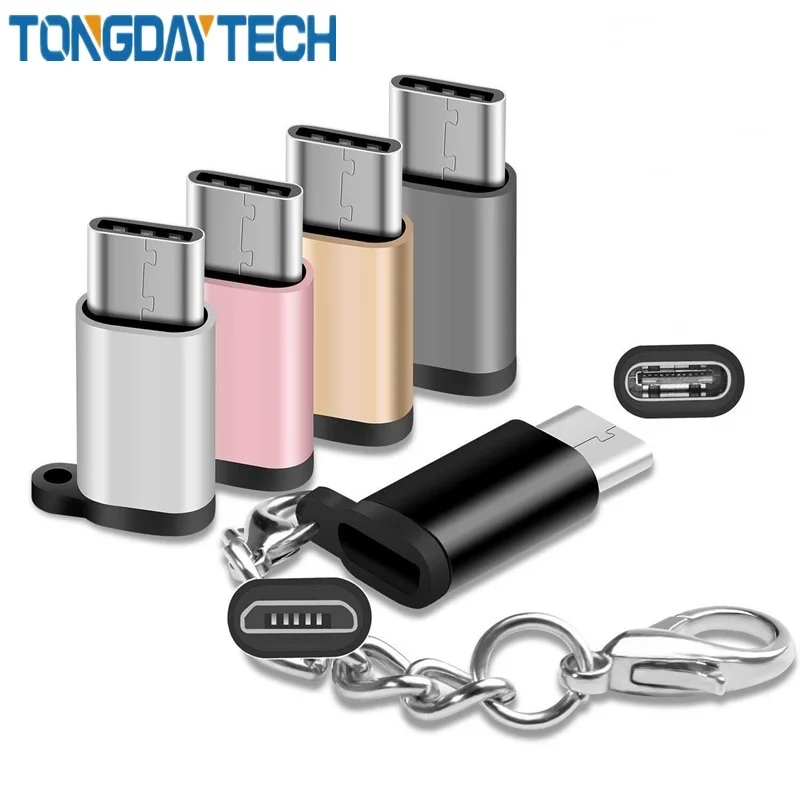 Tongdaytech 5 шт USB 3,1 type C OTG адаптер Micro USB мама к USB C папа конвертер для samsung S10 S9 S8 LG G5 G6 V20 huawei