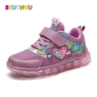 girls shoes brand sneakers 2020 new jelly bottom slip childrens sports shoes sequin mesh breathable kids shoes girls sneakers