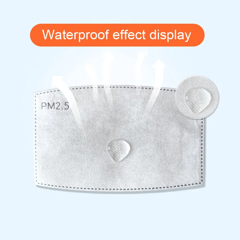 

2/10/50 pcs Breathable PM2.5 Filter Paper Anti Haze Mouth Mask Anti Dust Face Mask Non-woven Activated Carbon Filter Paper Masks