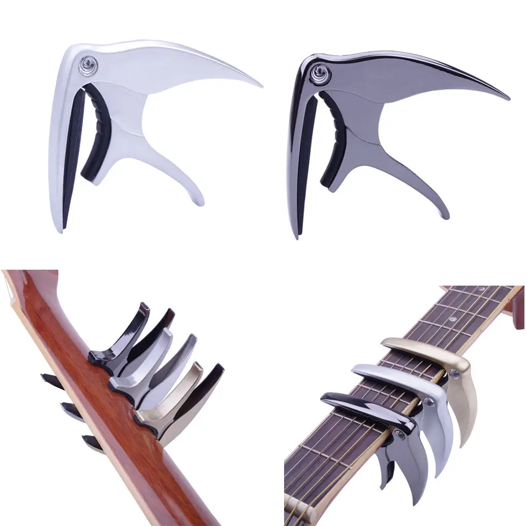 

Bird Shaped Universal Metal CapoQuick Changing Tune Clamp