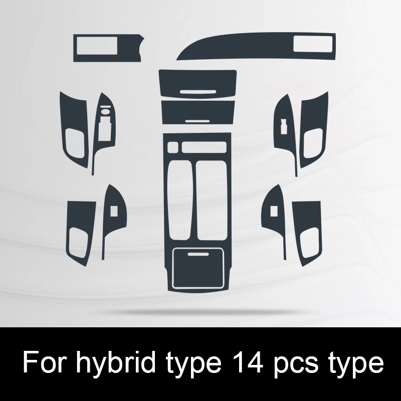 14 pcs type 1 Lsrtw2017 для Honda CRV CR-V прозрачная переносная термополиуретановая Защитная пленка для салона автомобиля с защитой от царапин - Название цвета: 14 pcs type 1