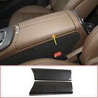 for mercedes benz e class w213 16 21 car central armrest box protective cover car seat armrest box cover sticker car accessories