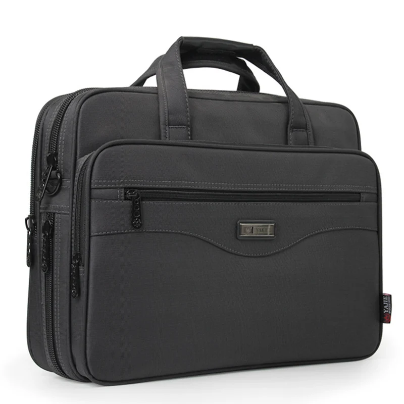 

Business Men Briefcase 15.6"Laptop Bag Oxford Cloth Waterproof Handbags men Casual Portfolios Man Travel Shoulder Bags For Men