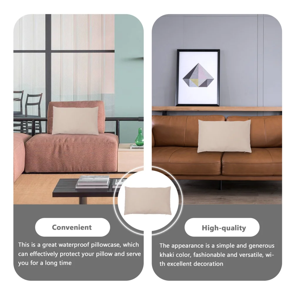 

2 Pcs Simple Car Pillow Cases Sofa Pillowcase Car Pillowcases Home Pillow Covers