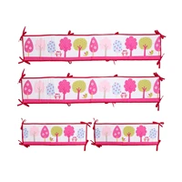 4pcs children infant crib bumper bed protector baby kids cotton cot nursery for bumper boy and girl bedding dropshipping