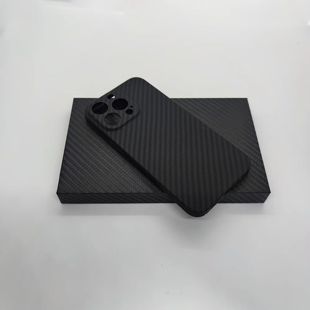 Funda de fibra de carbono para iPhone, protector ultrafino para tel&eacute;fono iphone 13 pro max, mini 13 pro-4