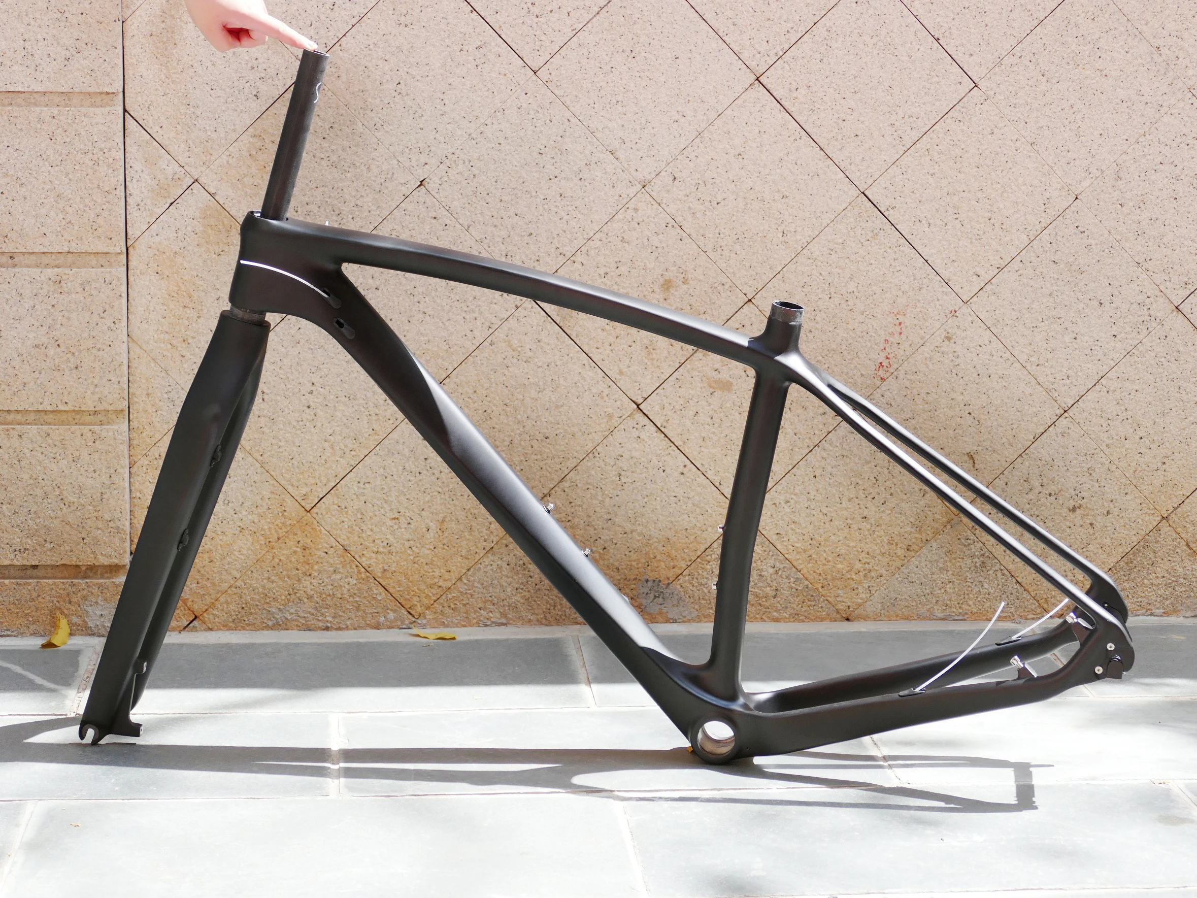 Полностью карбоновая матовая рама UD для горного велосипеда 29ER велосипедная Рама