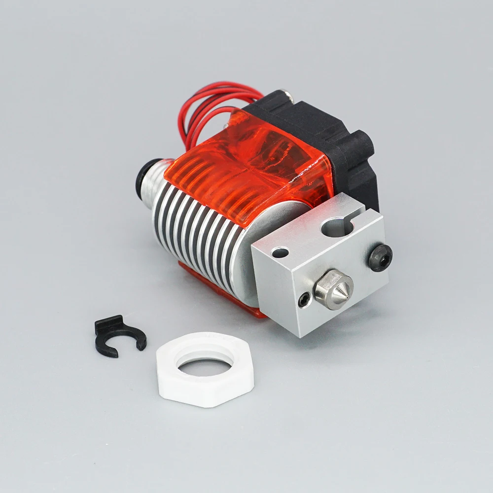 3d printer parts hot end kit high temperature version v6 hotend 0 41 75mm j head remote extruder 12v 24v heating pipe free global shipping
