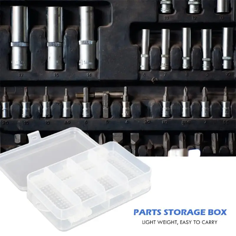 Skill Manufacture 6 Grids Small Parts Container Case Mobile Phone Accessories Multifunction Portable Screws Organizer Box | Инструменты