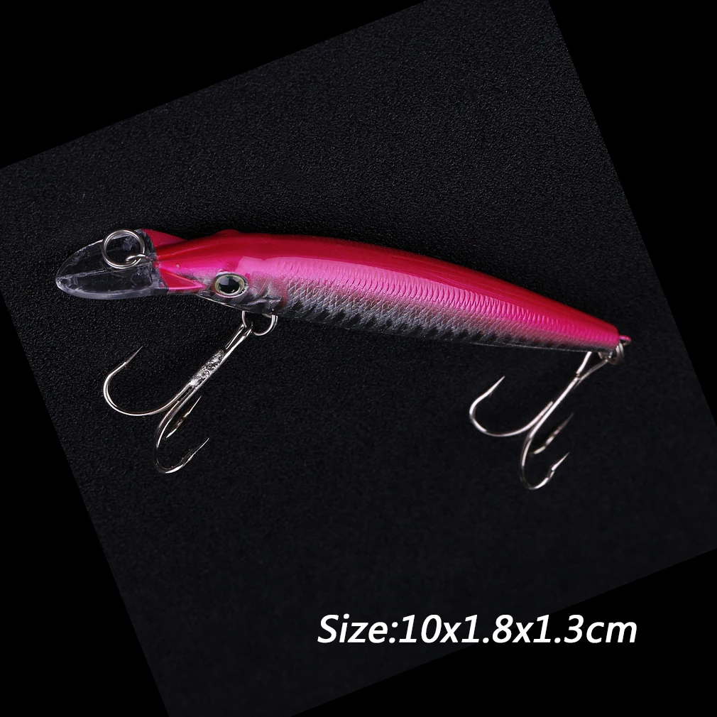 

8.8cm/8g Portable Fishing Lures Laser Sea Bass Bait Artificial Bait